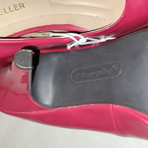 Women's Andrew Geller High Heels 👠 Red NWT - Picture 10 of 13